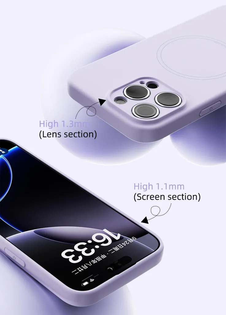 LVVFEI Cover Magnetica per iPhone 16 Pro Max 6,9 Pollici, Compatibile con MagSafe, Custodia Magnetica per iPhone 16 Pro Max con design Antiurto e Fori di Ventilazione - Blu