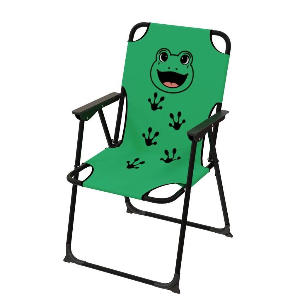 Kinder Campingstuhl Kinderklappstuhl Garten faltbar Frosch