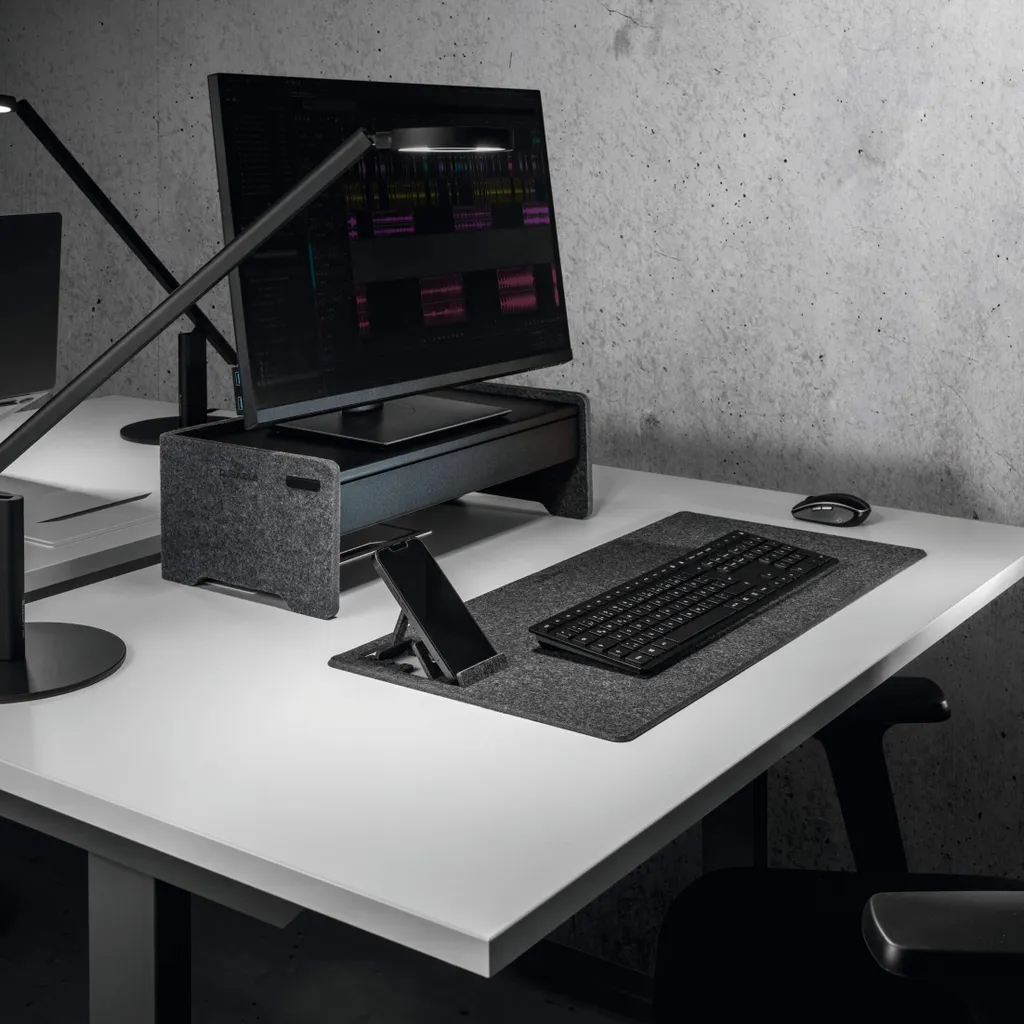 Support moniteur réglable en hauteur Durable Effect gris ergonomique - 14