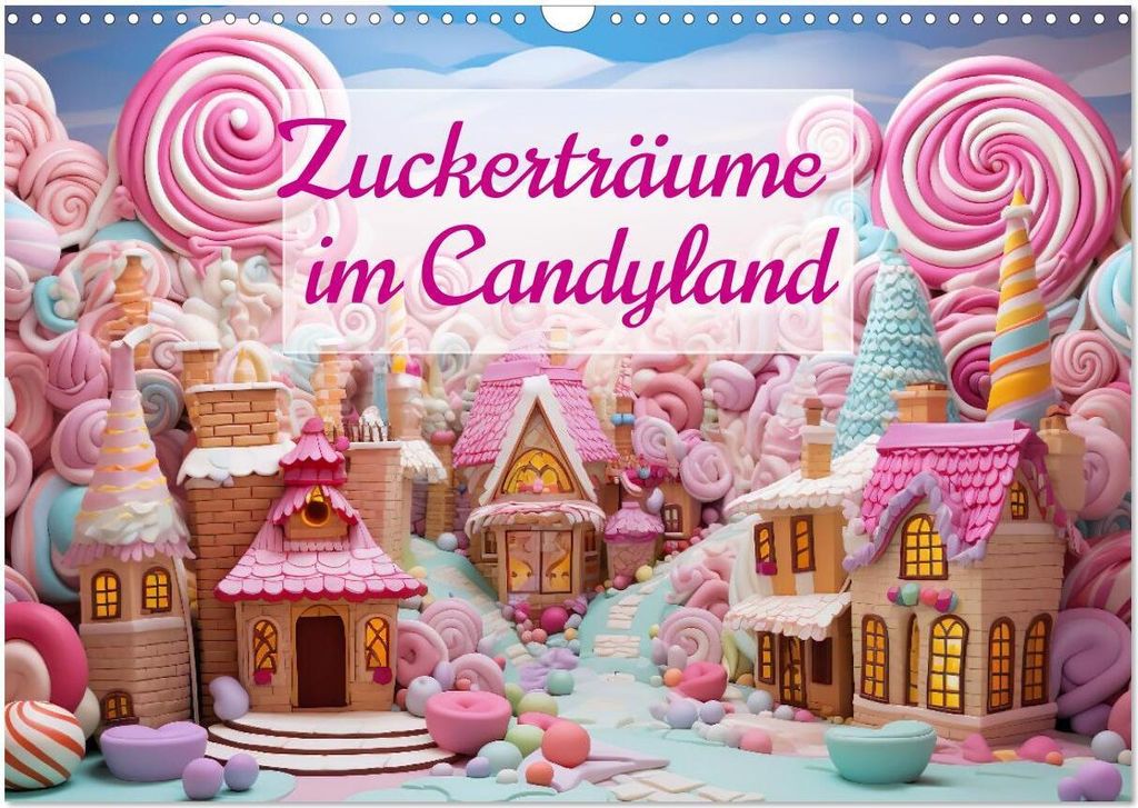 Zuckerträume im Candyland (Wandkalender 2026 DIN A3 quer), Produktbild 