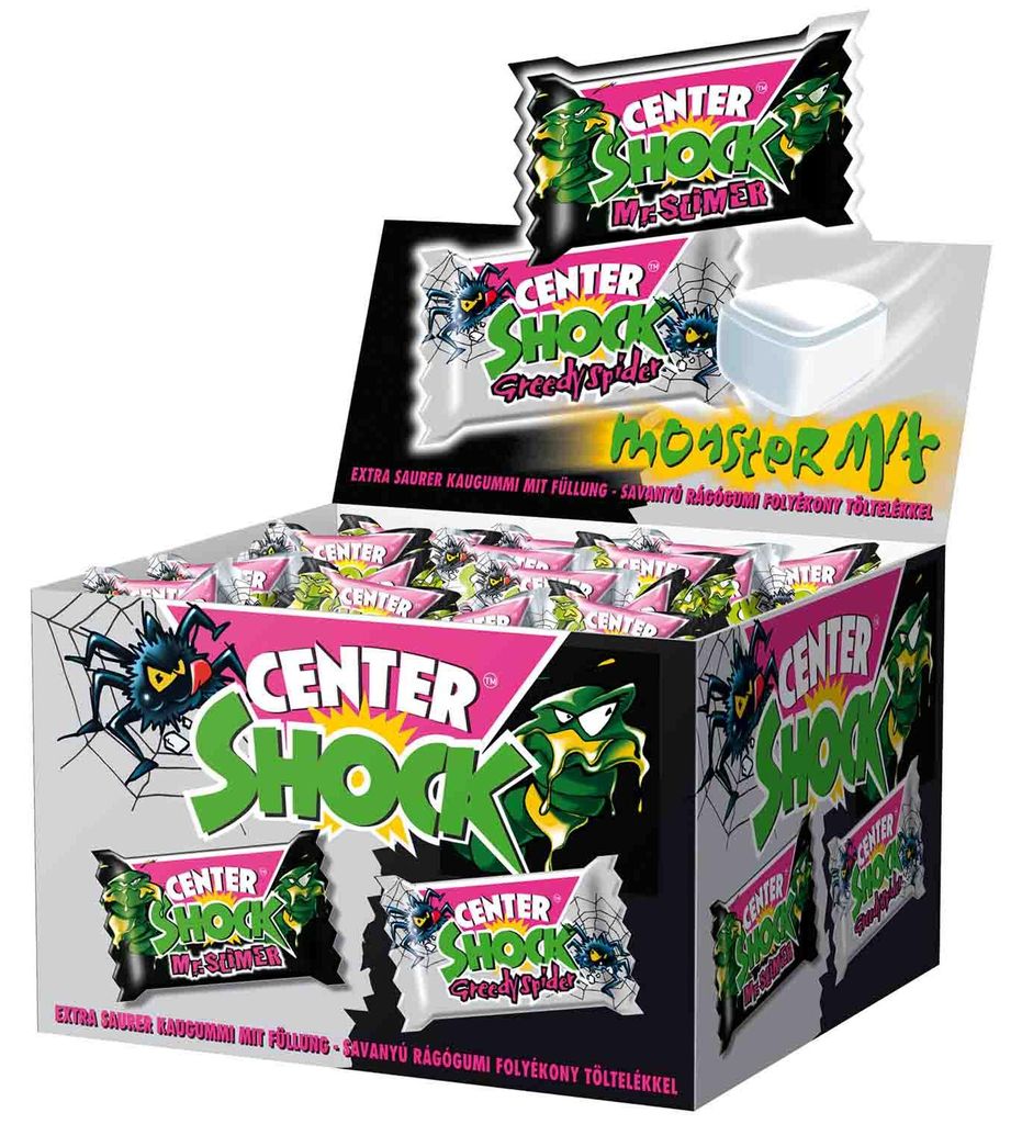 Chicles Center Shock Monster Mix, paquete de 100 unidades Imagen del producto 