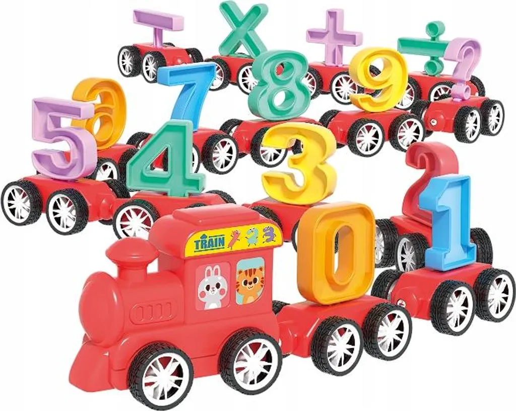 Activités Mathématiques Enfant : Train Magnétique pour Apprendre à Compter - 2