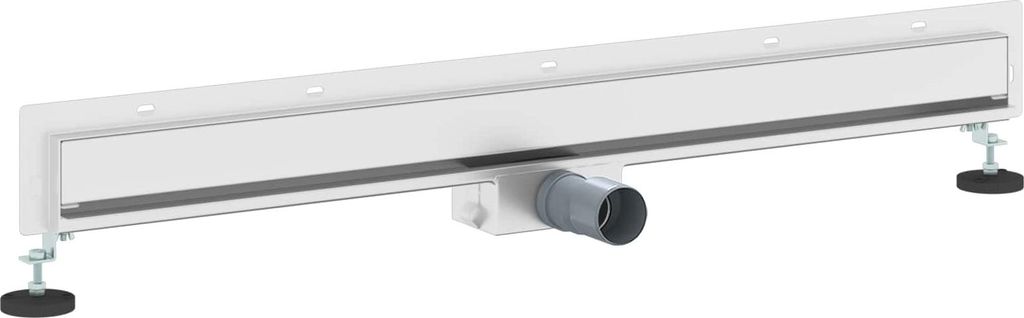 vidaXL Wandmontierter Duschablauf Silber 90 cm Edelstahl Produktbild 