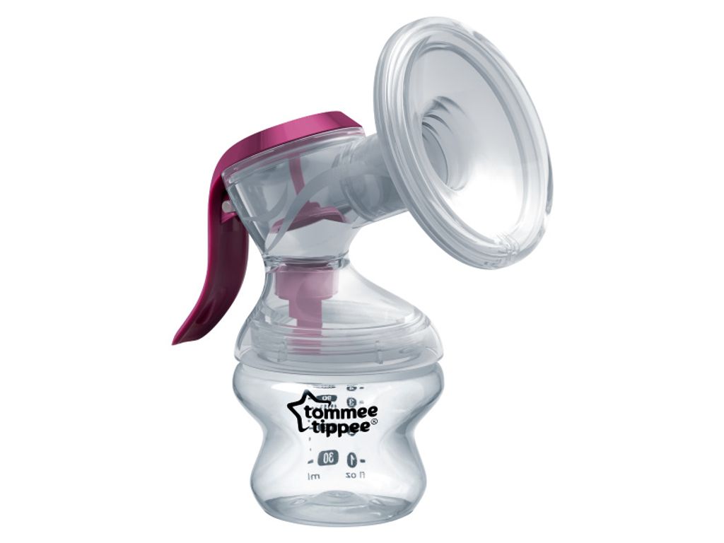 Tommee Tippee Brustmilchpumpe Baby Pflege Made for Me Ergonomisch BPA frei transparent praktisch