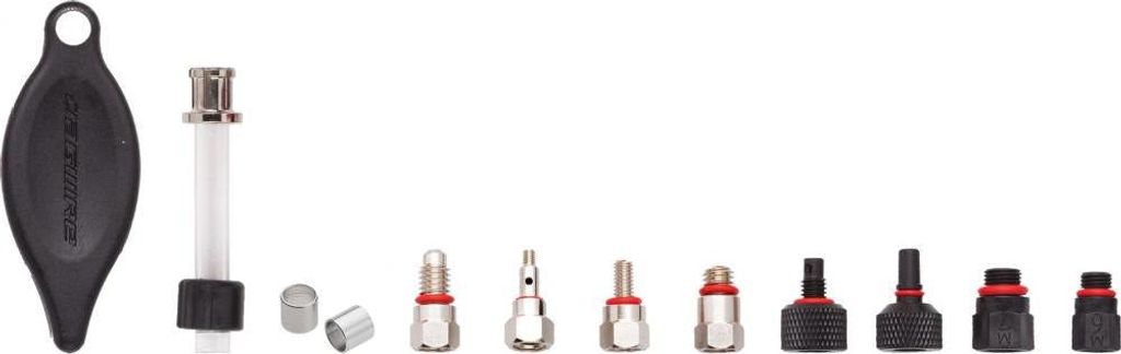 Jagwire Ersatz-Adapter-Set für Elite Bleed Kit Rot - umfassendes Entlüftungs-...