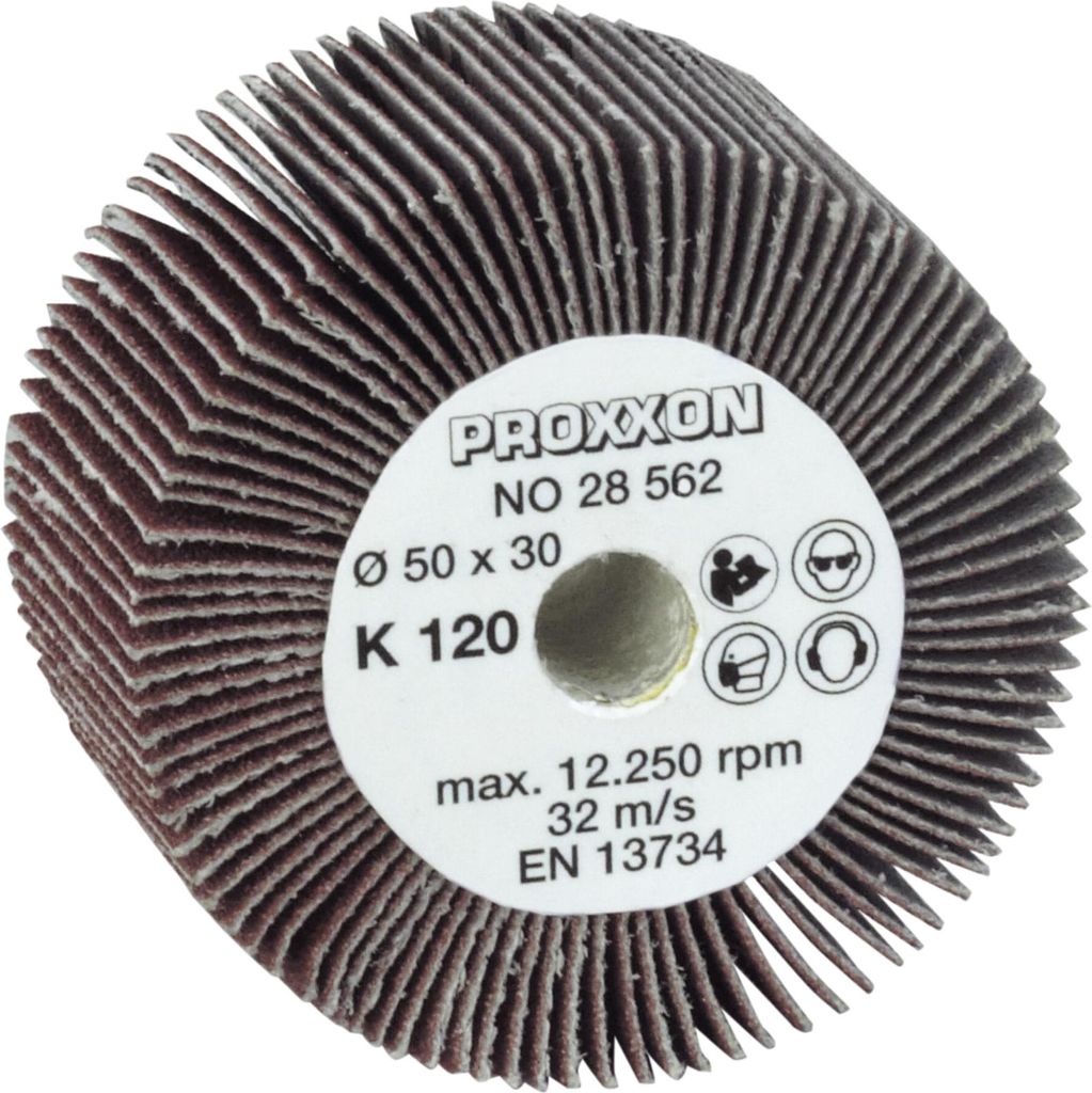 Proxxon Schleifmopwalze für Walzenschleifer WAS/E und WAS/A, Korn 80