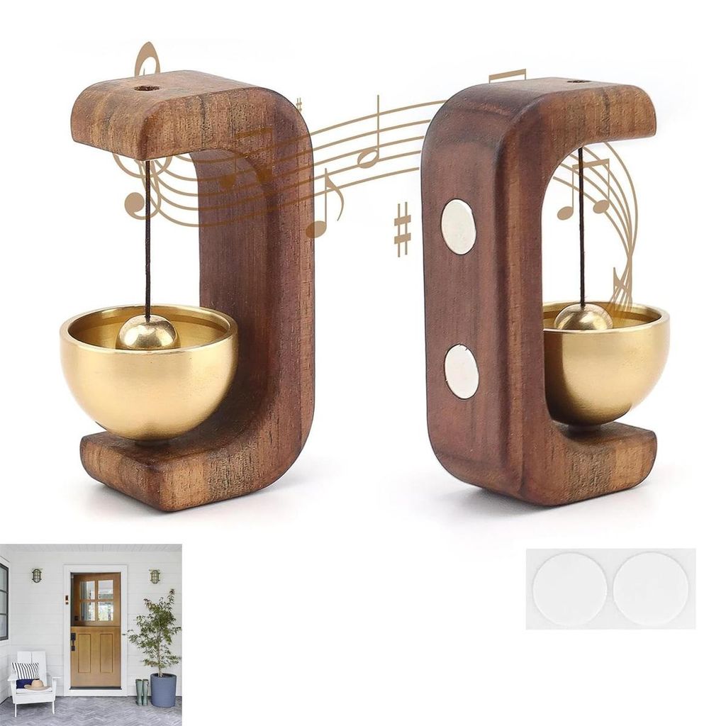 2 Stück Ladenbesitzer Glocke für Tür, Magnetische Produktbild 