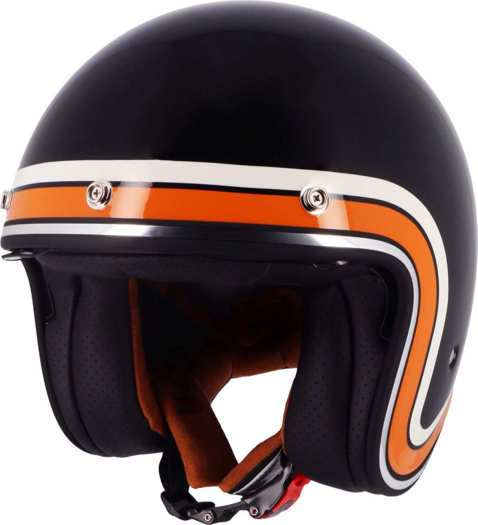 Helstons Freedom Jethelm, schwarz/orange, S (55/56)