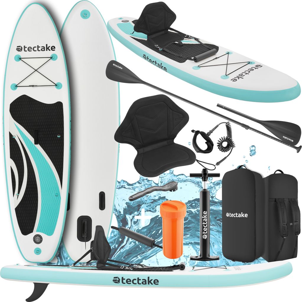 tectake® Stand-Up Paddle Board 2in1, aus Drop-Stitch Produktbild 