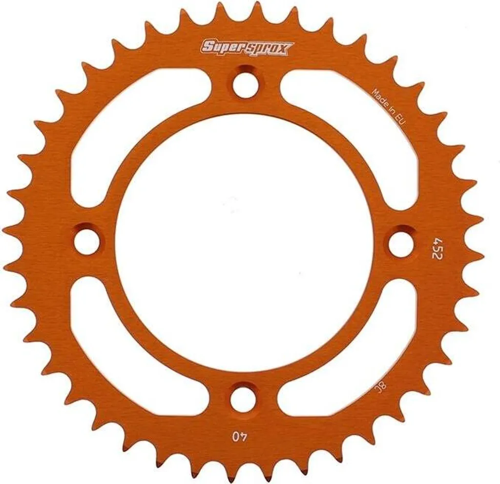 Optimisez votre transmission avec la couronne Supersprox 415 40 dents orange