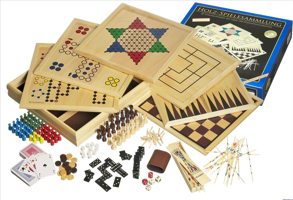 Collection de jeux en bois 100 jeux Image du produit 