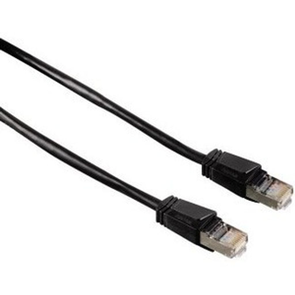 Hama CAT5e STP 5m, 5 m, Cat5e, U/FTP (STP), RJ-45, RJ-45, Schwarz