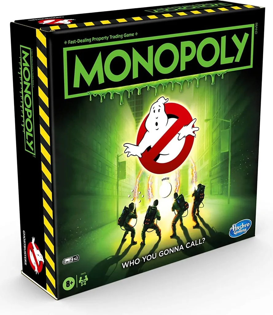 Monopoly Ghostbusters Hasbro avec Pions Collector et Musique Culte du Film