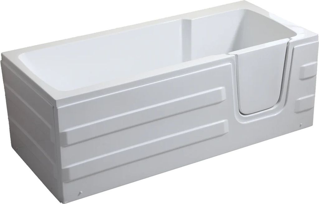 Freistehende Badewanne PAROS 170 x 76 x 61 Produktbild 