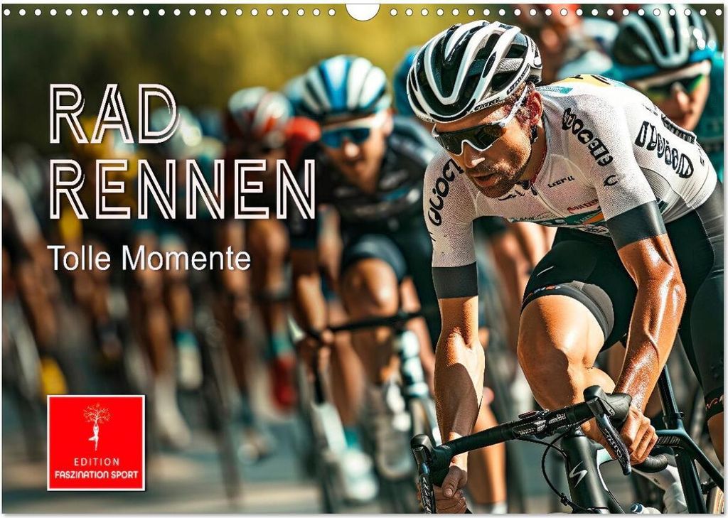 Radrennen - tolle Momente (Wandkalender 2026 DIN A3 quer), CALVENDO Monatskalender