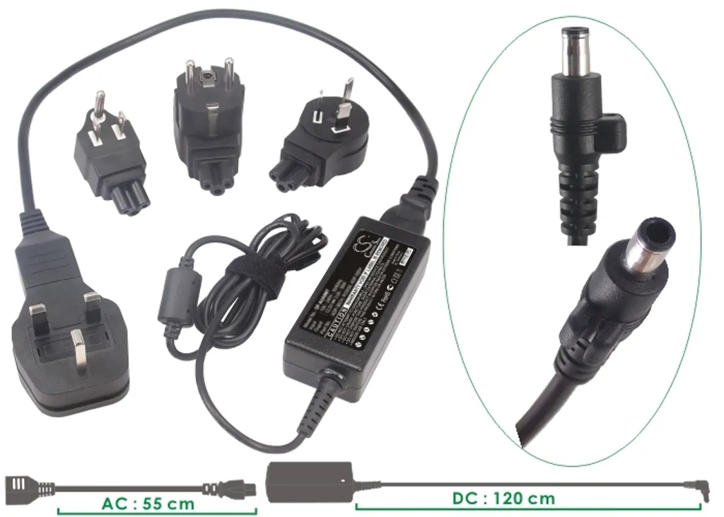 Alimentation de remplacement pour Samsung A10 DXT et Gateway 200ARC