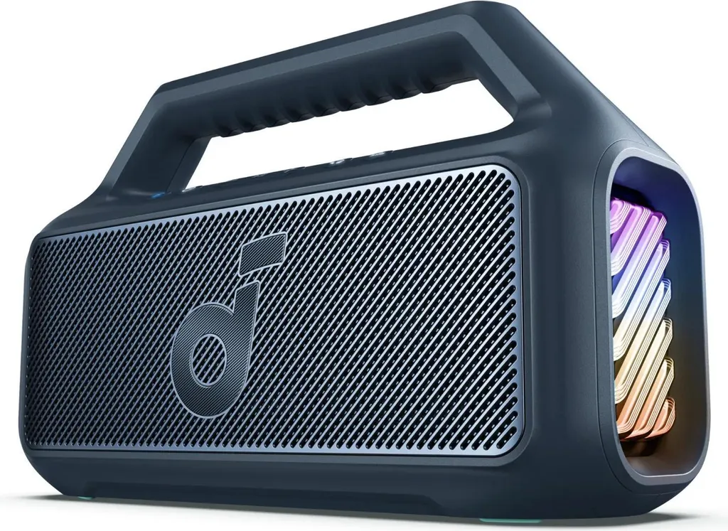 Haut-parleur extérieur 80W étanche bleu avec connexion Bluetooth 5.0