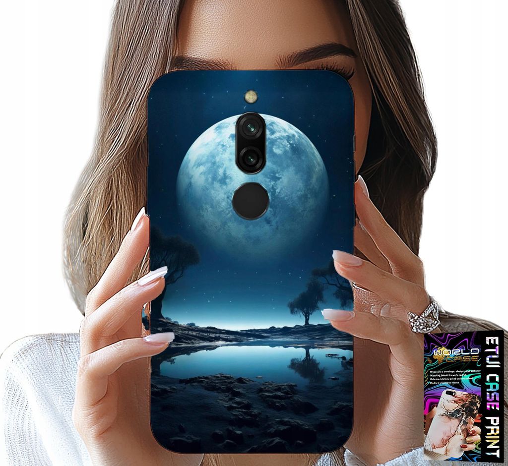 Hülle Für Xiaomi Redmi 8 - Vollmondhülle + Folie