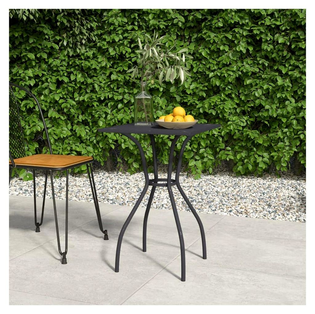 Gartentisch Anthrazit 50x50x72 cm