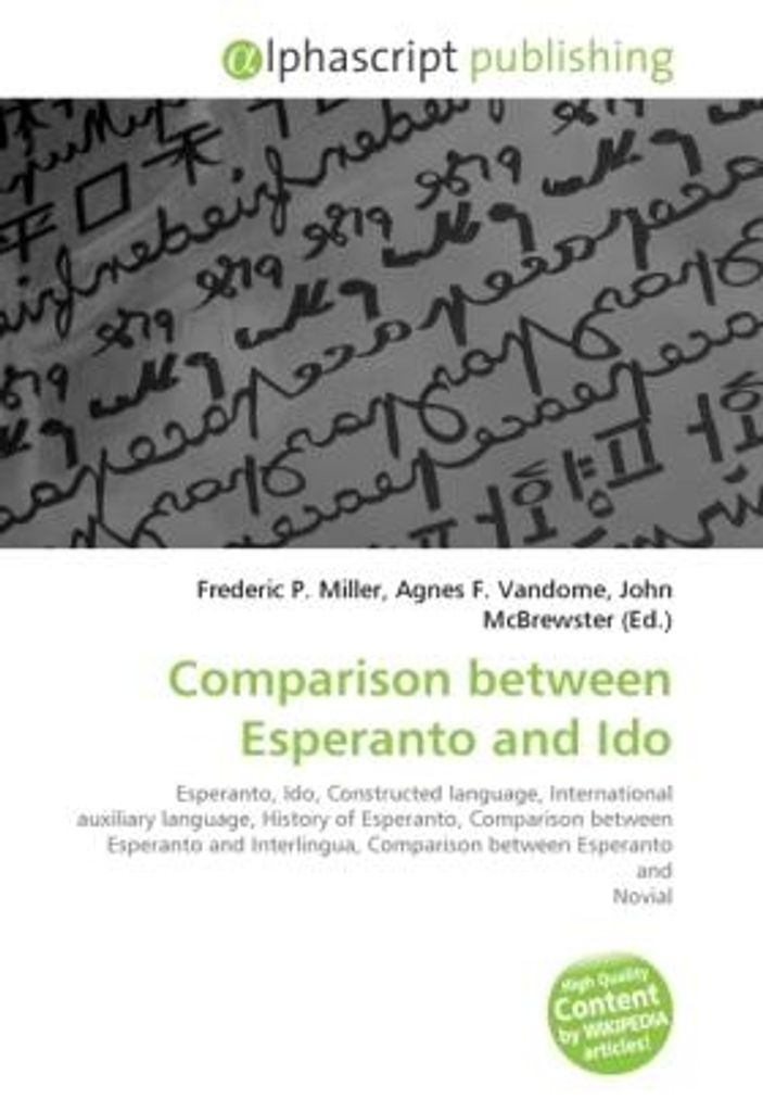 Comparison between Esperanto and Ido