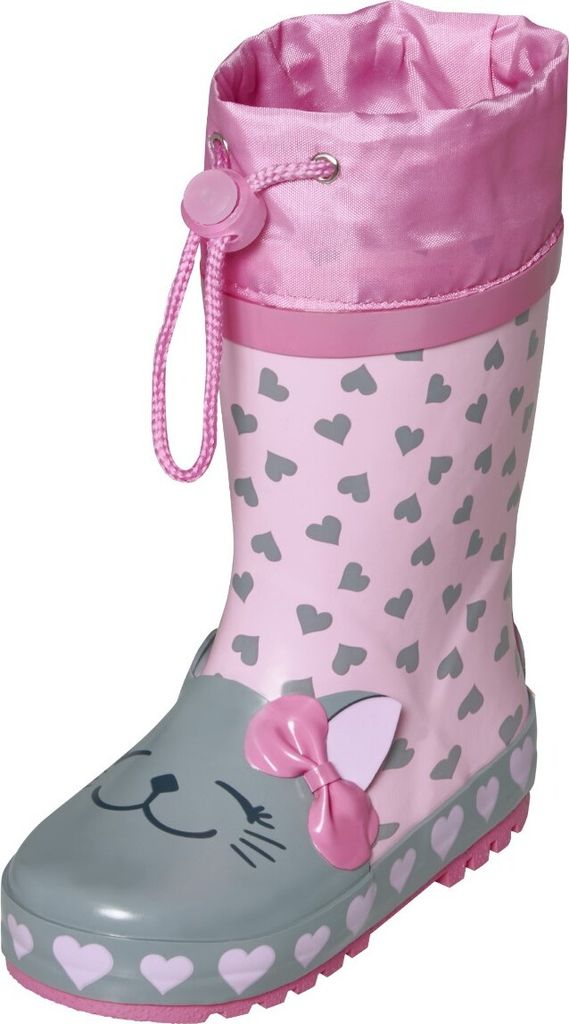 Playshoes Gummistiefel Katze pink 30 Produktbild 