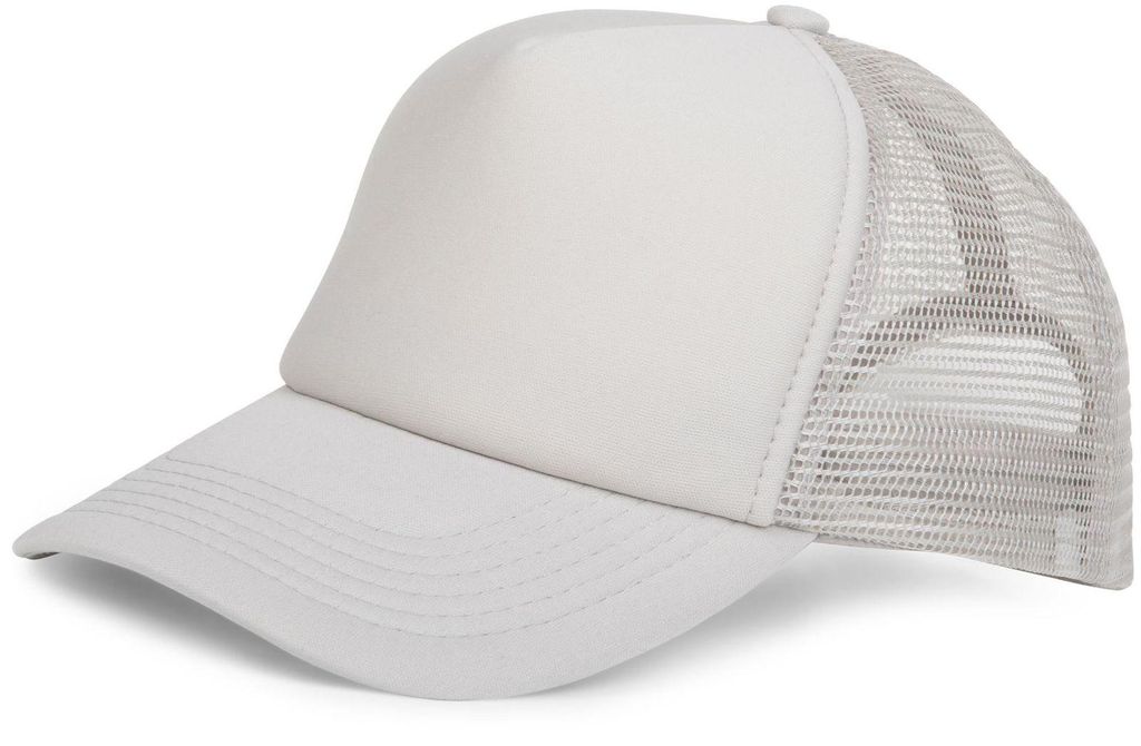 styleBREAKER Uni 5-Panel Trucker Cap mit Mesh-Einsatz | Produktbild 