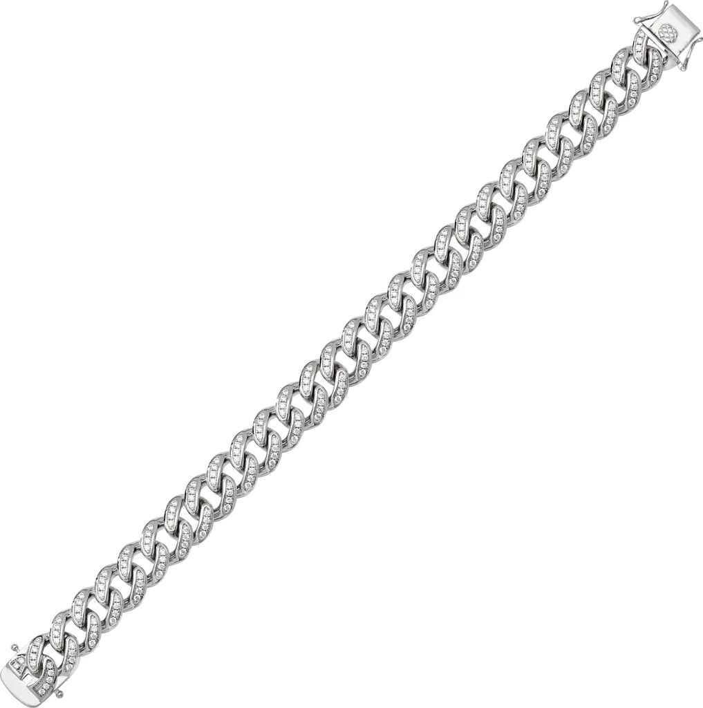 Bracelet Homme Argent fin 925 - 22cm x 12mm - 46g - Modèle TRS24637