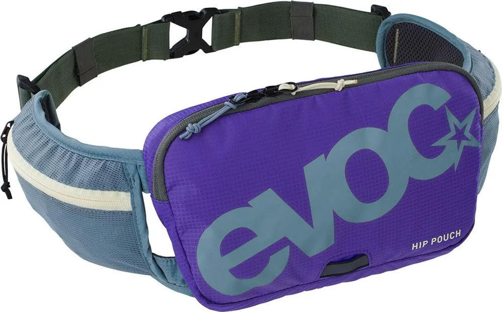 Évitez l'encombrement avec le sac banane Evoc Hip Pouch 1 l bleu vtt