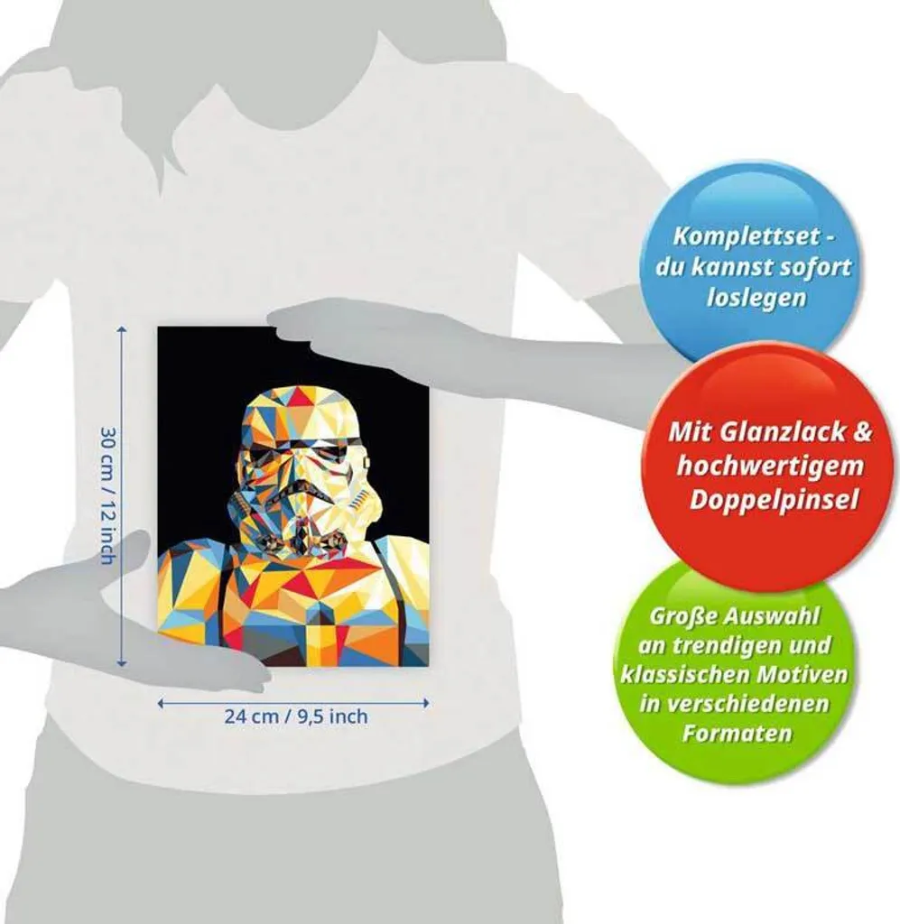 Activité Créative Star Wars : Peindre un Stormtrooper par Numéro - 11