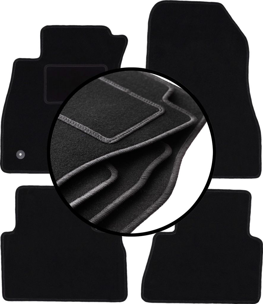 Komplettset Veloursmatten für: Nissan Juke F15 Crossover (2010-2017)