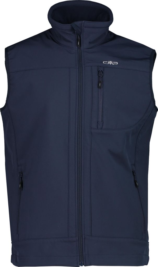 CMP Herren Weste Softshellweste Windweste dunkelblau 54