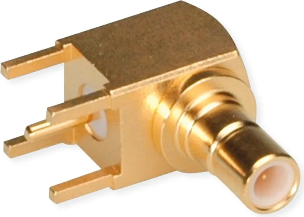 Connecteur SMB mâle coudé 50 Ohms Telegärtner J01160A0591 haute fréquence