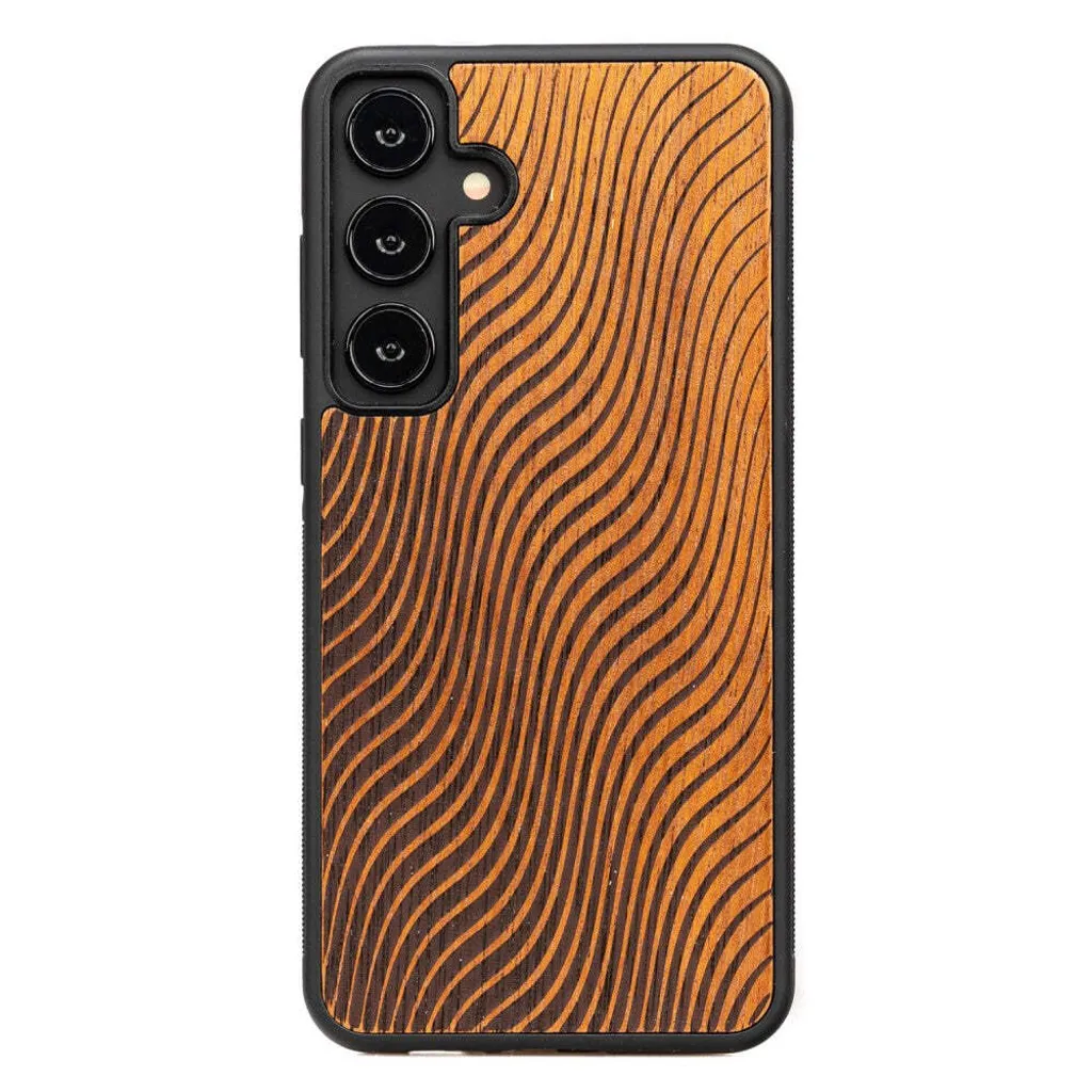 Custodia Galaxy S25 Plus in Legno Merbau - Bewood Merbauwellen Design