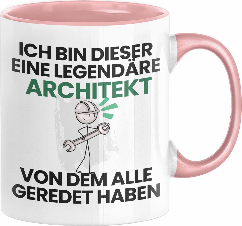 Architekt Geschenk Tasse Lustige Geschenkidee Geburtstag für Architekt Ich Bin Dieser Legendäre Architekt Von Dem Alle Geredet Haben Kaffee-Beche...