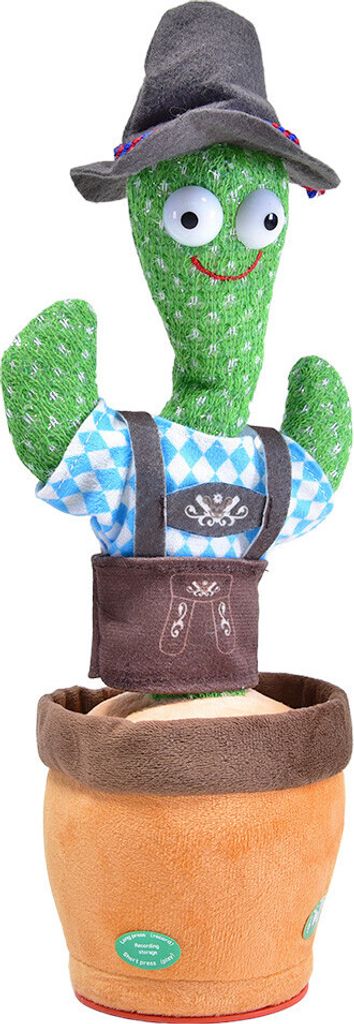 Tanzender Kaktus Oktoberfest mit Sound - ca. 36 cm Produktbild 