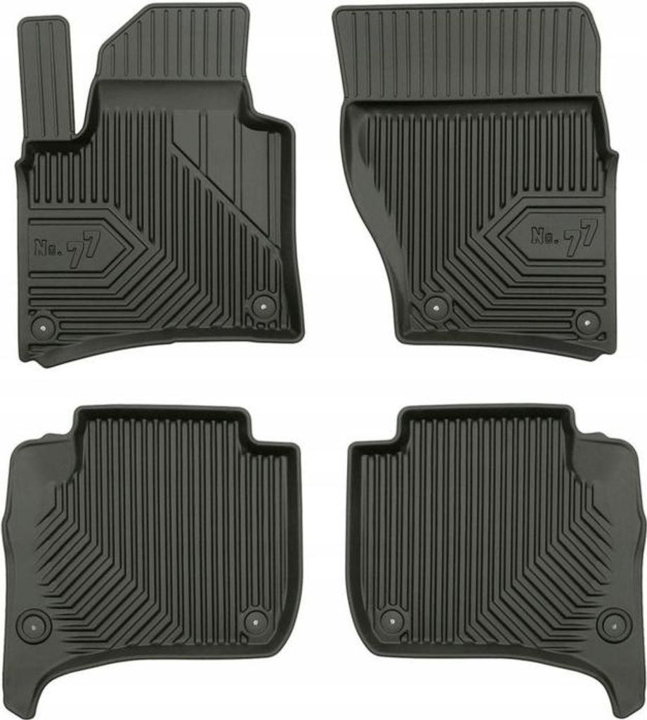 GUMMIMATTEN PORSCHE Cayenne 2 2010-2017 DURCH 77