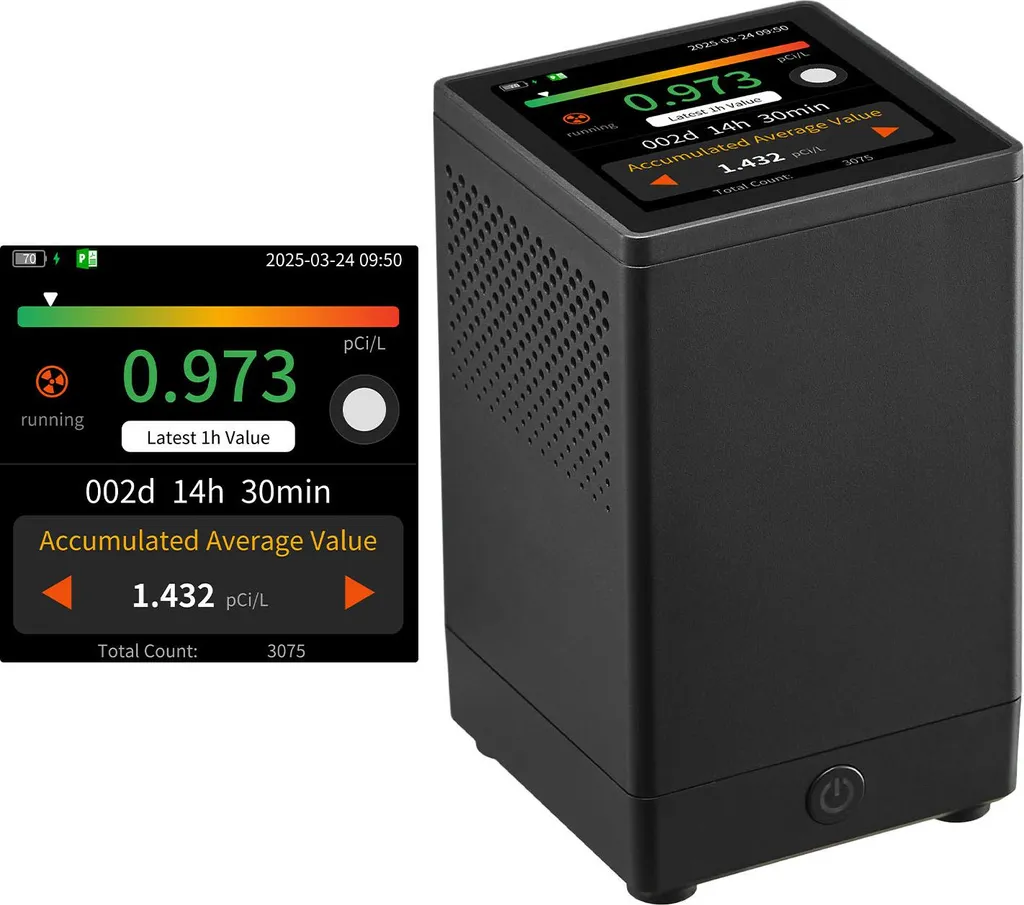 Rilevatore Radon SucceBuy High-Tech | Schermo Colori LCD 540pCi/L