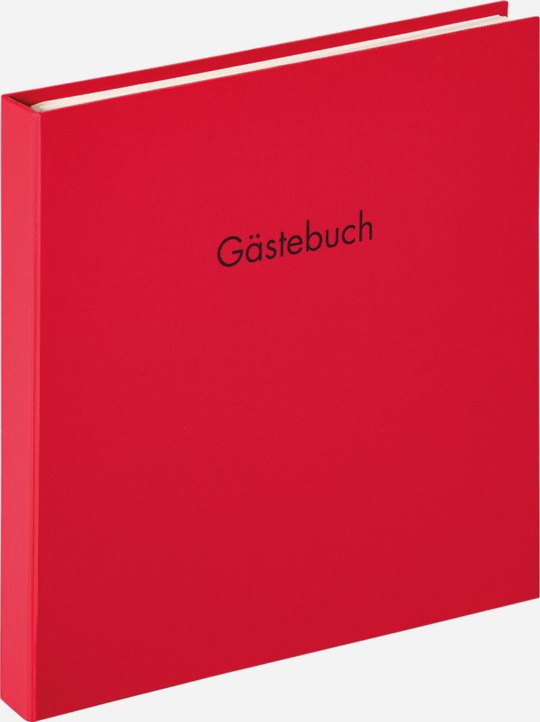 Walther, GB-206-R,Gästebuch Fun, 26x25 cm, rot