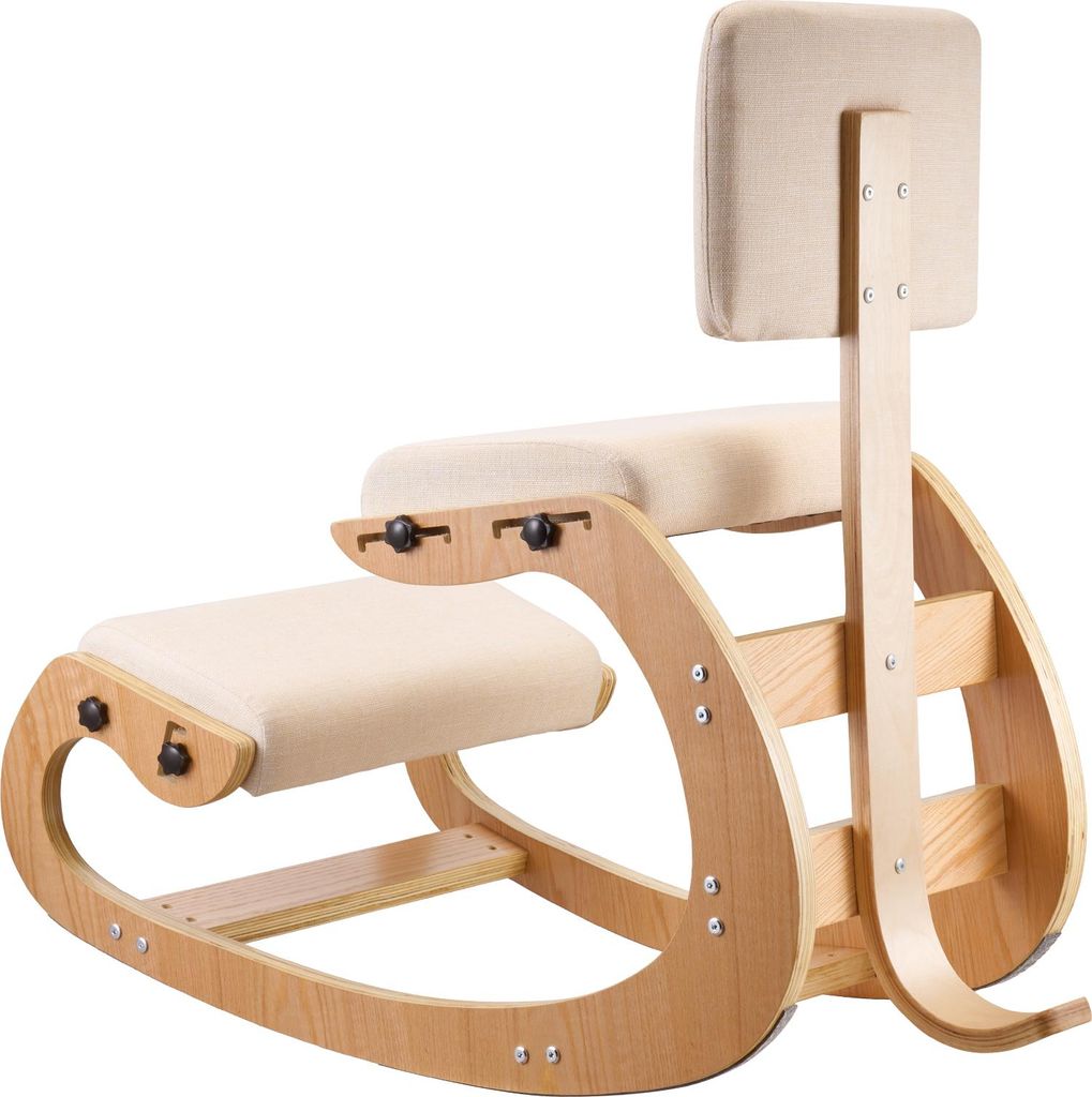 SucceBuy Ergonomiczne krzesło podkolanowe z wyściełanymi Zdjęcie produktu 