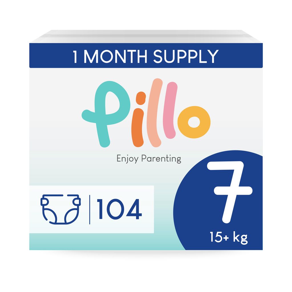 Pillo Pleny 7 - Balení obsahující 104 plen - Velikost 7 - Obrázek produktu 