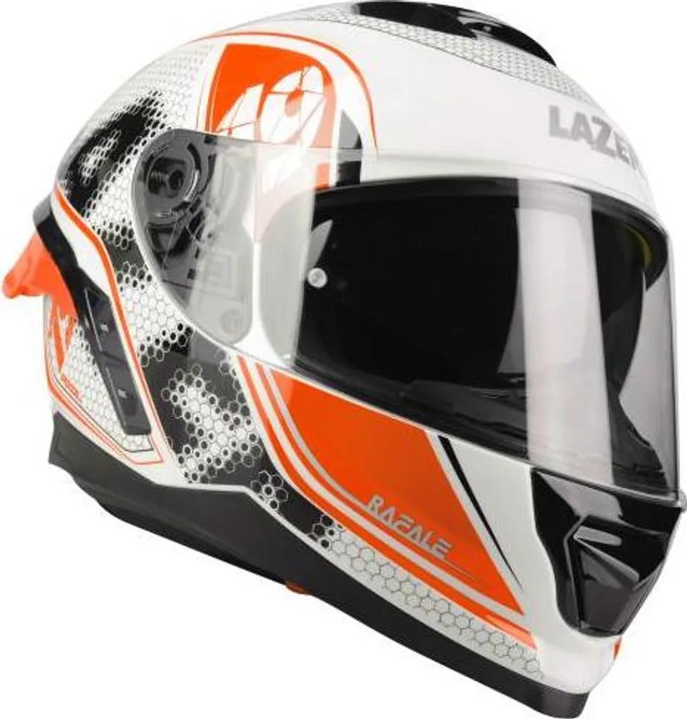 Casque Moto Intégral LAZER RAFALE SR Pixel Blanc Rouge Noir Taille L