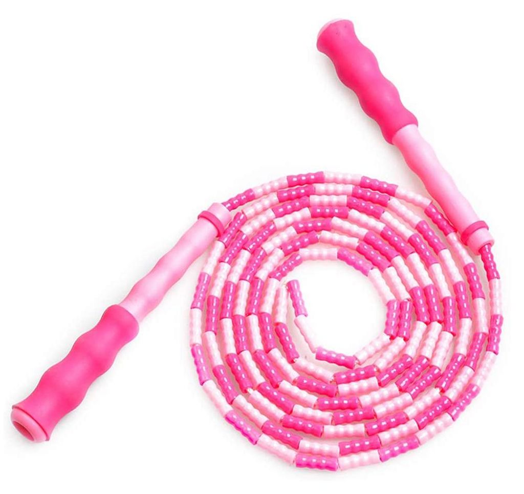 Perlenspringseil, verstellbares Springseil für Erwachsene und Kinder, verwicklungsfreies Speed Rope für Double Dutch, Box-Workout, Fitness und Ge...