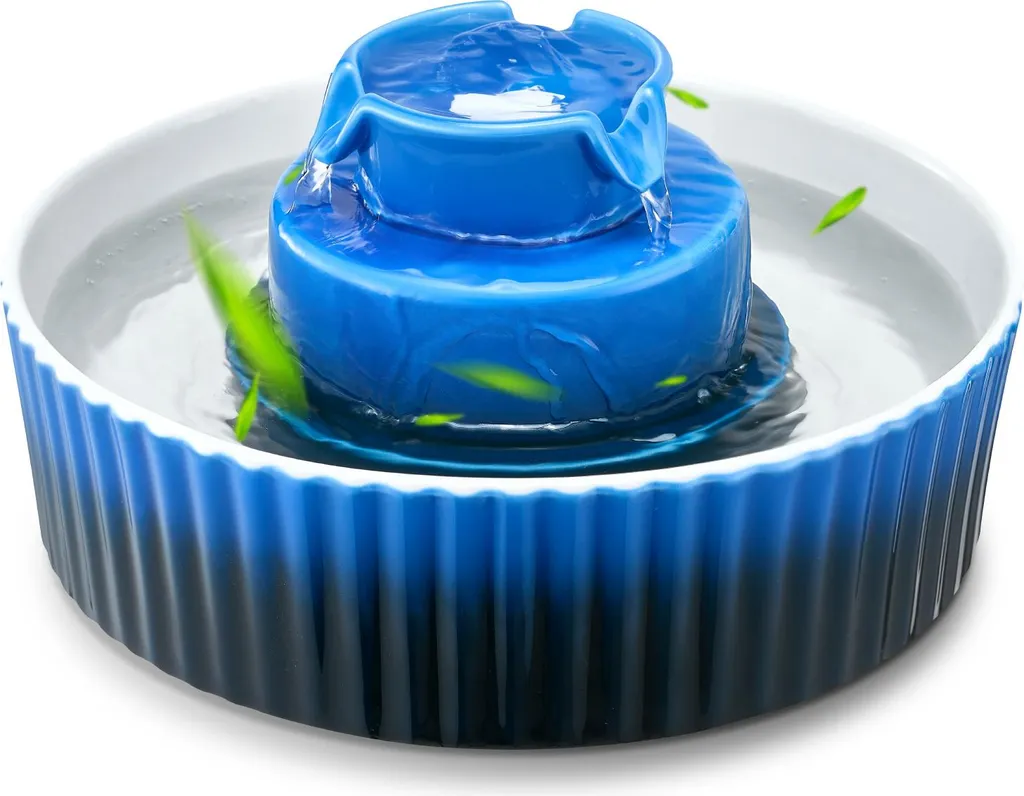 Fontanella Ceramica VEVOR 2.1L Blu | Sistema Filtraggio Avanzato Gatti