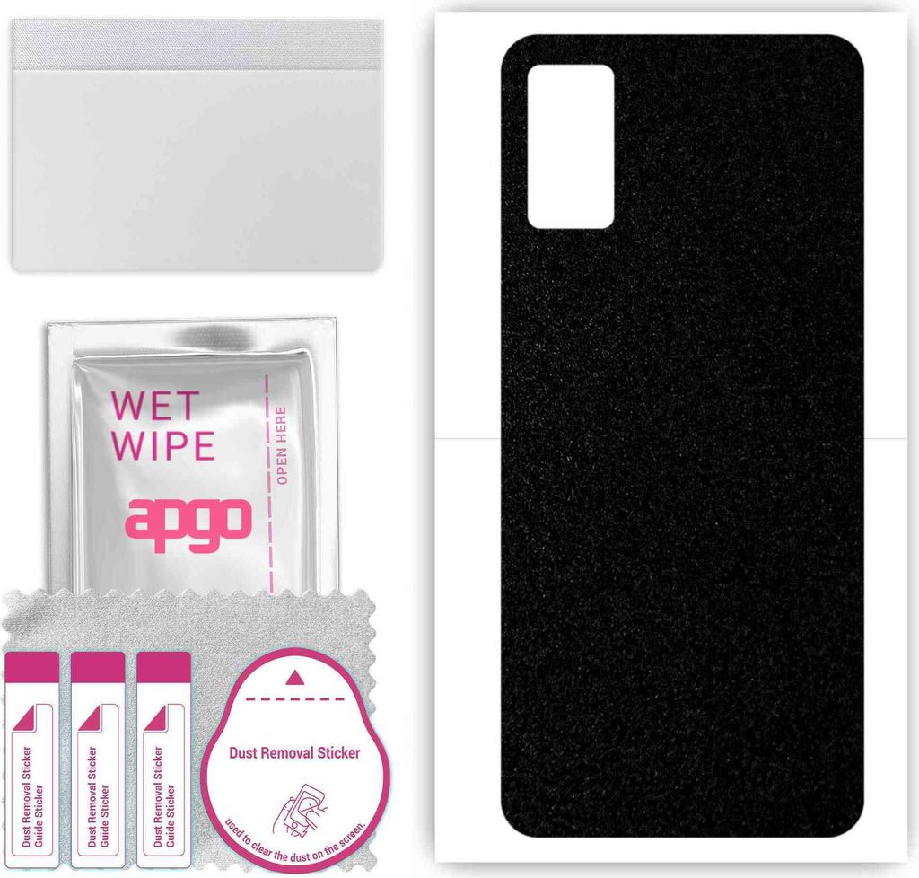 apgo Rückseite Schutzfolie, Skin, kompatibel mit ZTE Blade 11 Prime, Hinten Displayschutzfolie aus Vinylfolie, kratzfest, einfache Montage - Matts...