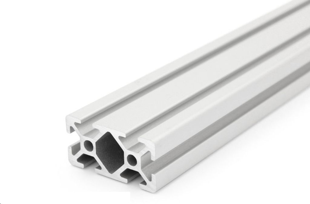 Länge 1330mm - Aluminiumprofil 20x40L I-Typ Nut 5 (leicht), silber eloxiert. Aluminium Profil 20x40 Alu Profil 20 x 40 Montage- Systemprofil