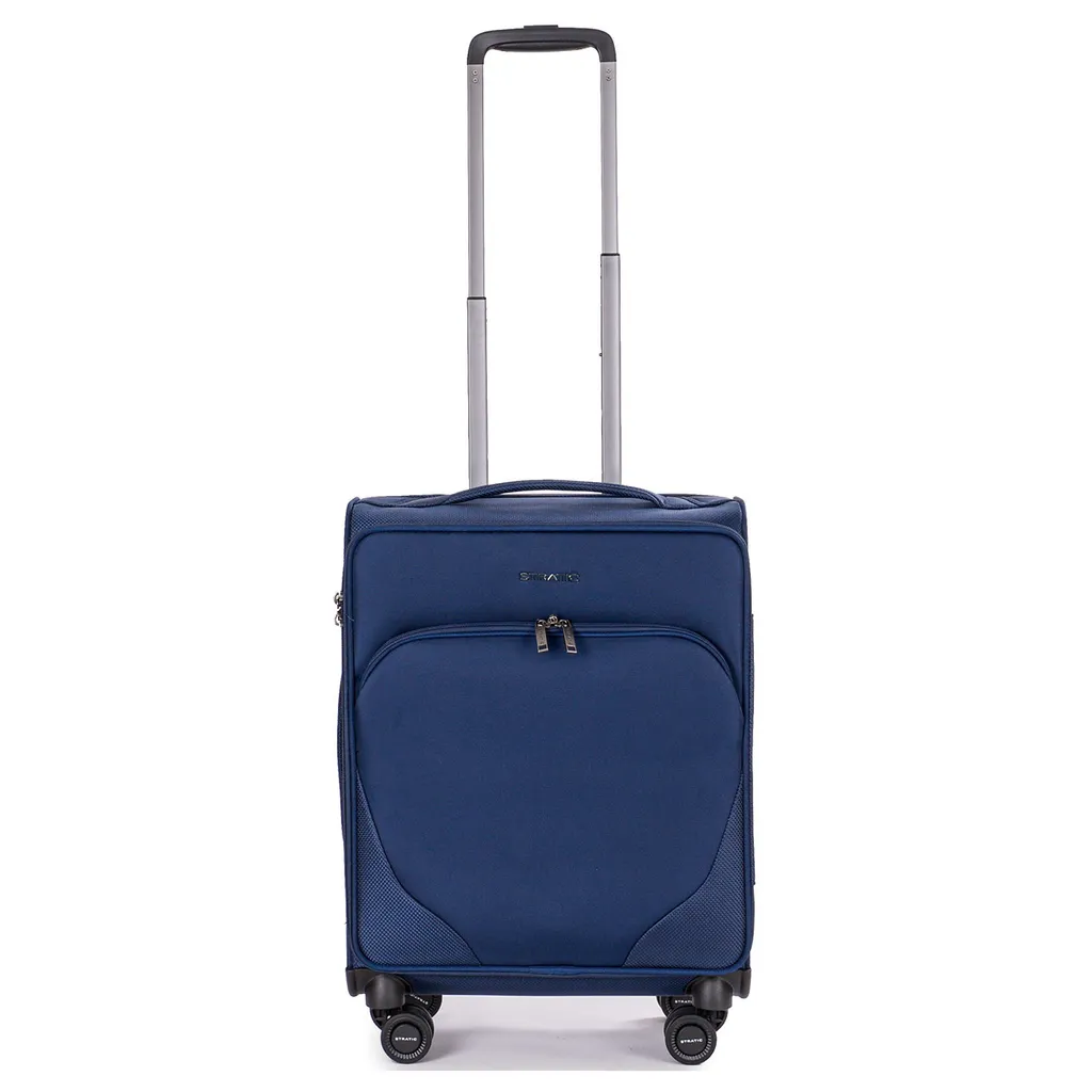 Bagage Cabine Stratic Mix Trolley Bleu : Ultra Léger et Maniables