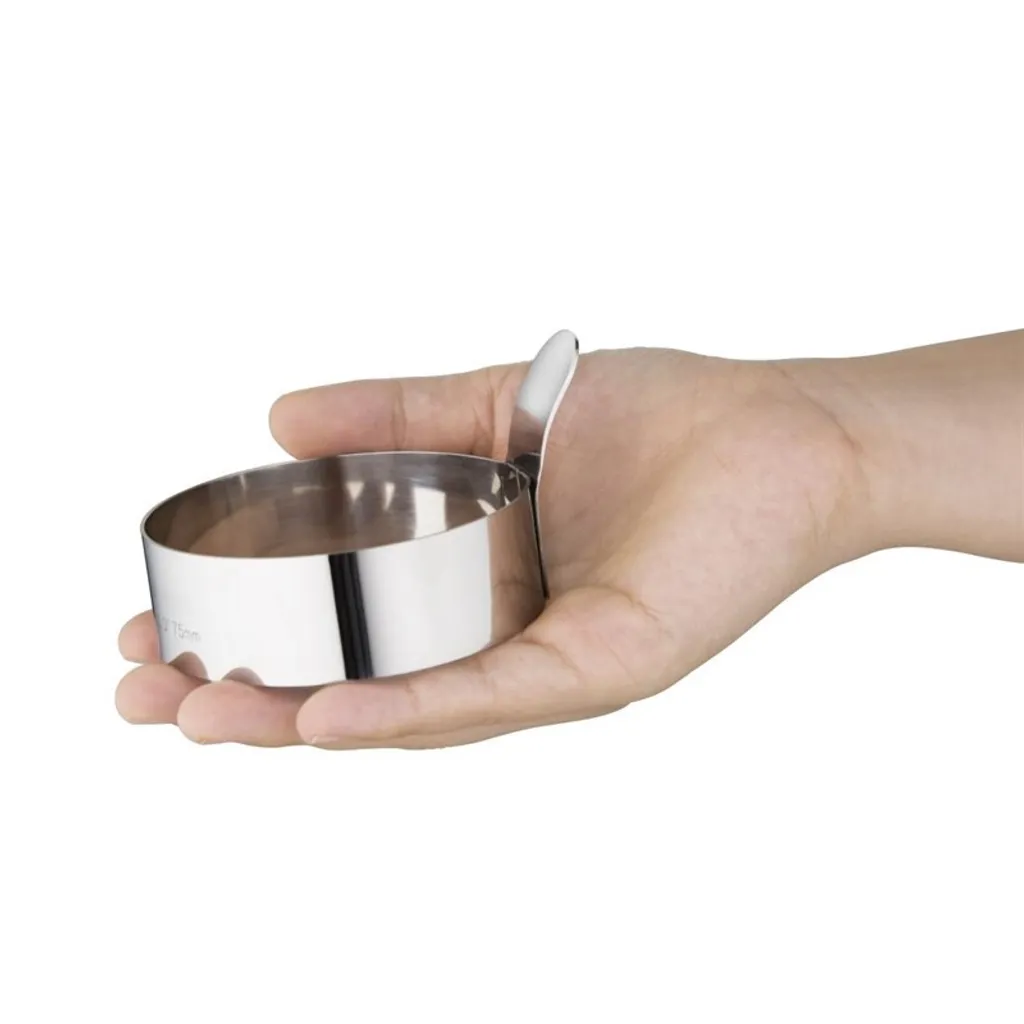 Anello Uovo Vogue per Griglia e Smash Burger: Robusto e Inox - 3