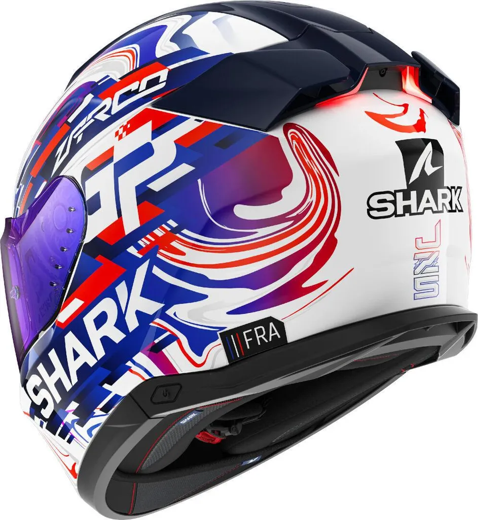 Casque intégral Shark Skwal i3 Zarco GP de France Blanc Taille L