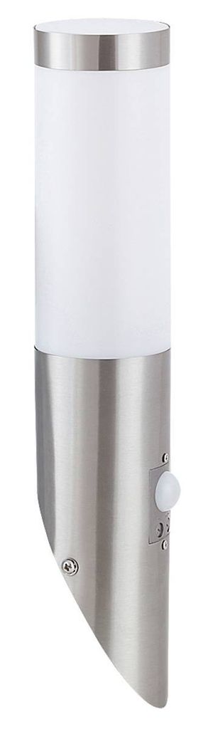 Rabalux 8266 Buitenwandlamp Inox torch, E27, zilver-wit, Productafbeelding 