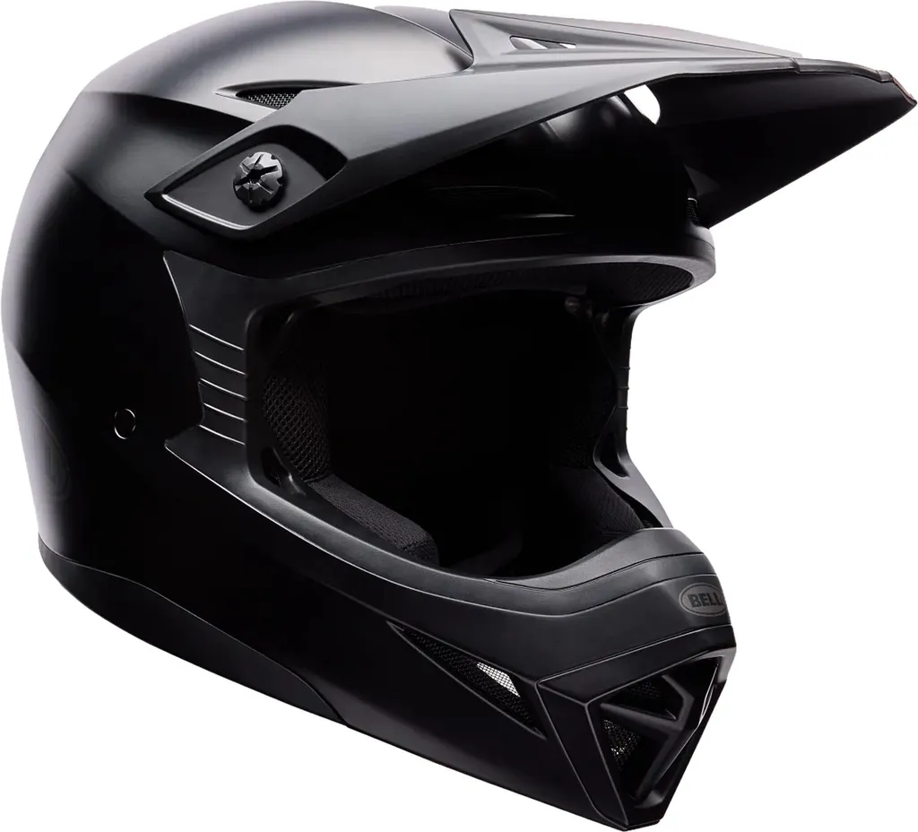 Casque motocross Bell MX-10 Mips Solid noir mat pour pilote de loisir
